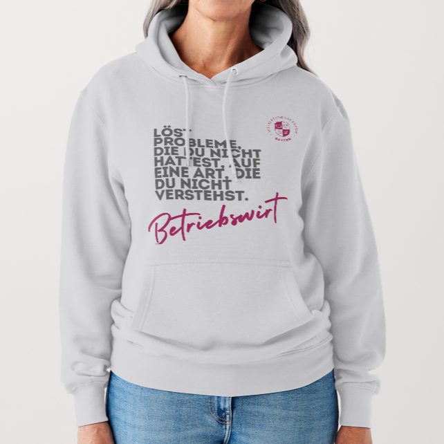 MAB Kapuzenpullover „Betriebswirt“ – Grau