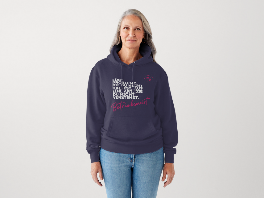 MAB Kapuzenpullover „Betriebswirt“ – Marineblau
