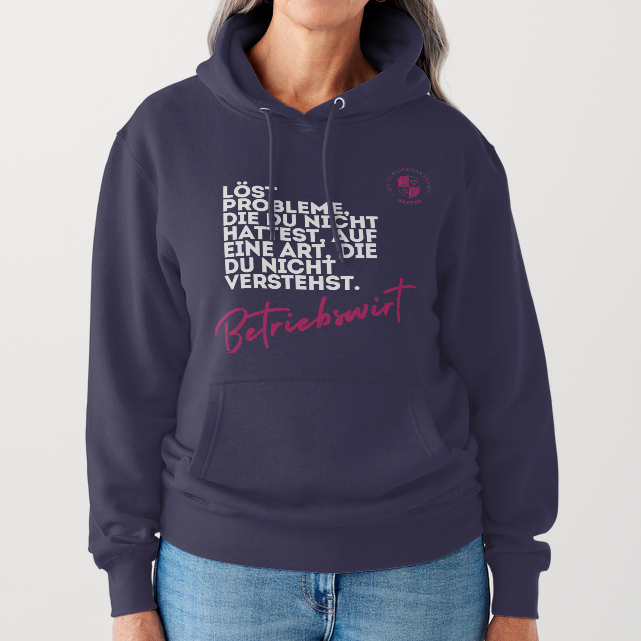 MAB Kapuzenpullover „Betriebswirt“ – Marineblau