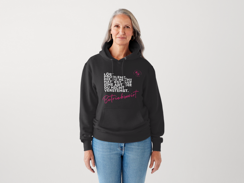 MAB Kapuzenpullover „Betriebswirt“ – Schwarz