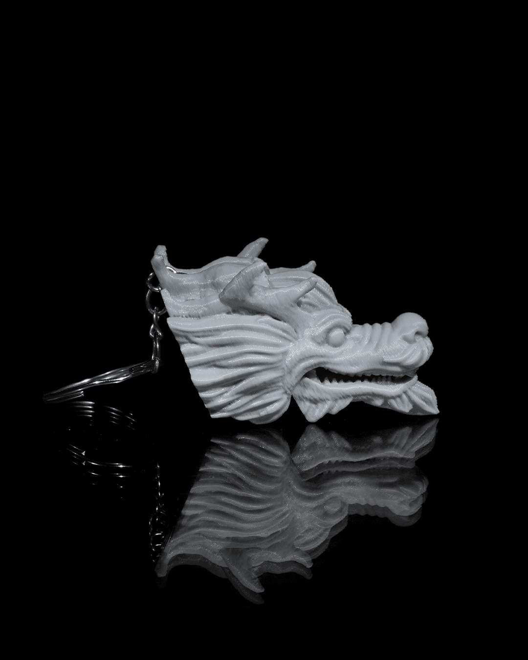 Drachenkopf-Loong-Schlüsselanhänger