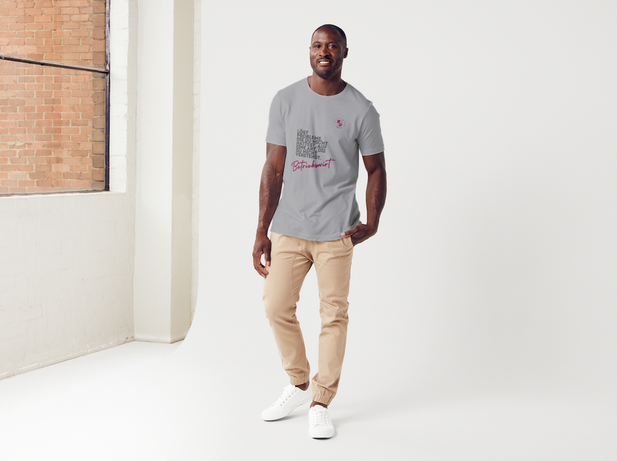 MAB Herren T-Shirt „Betriebswirt“ – Grau