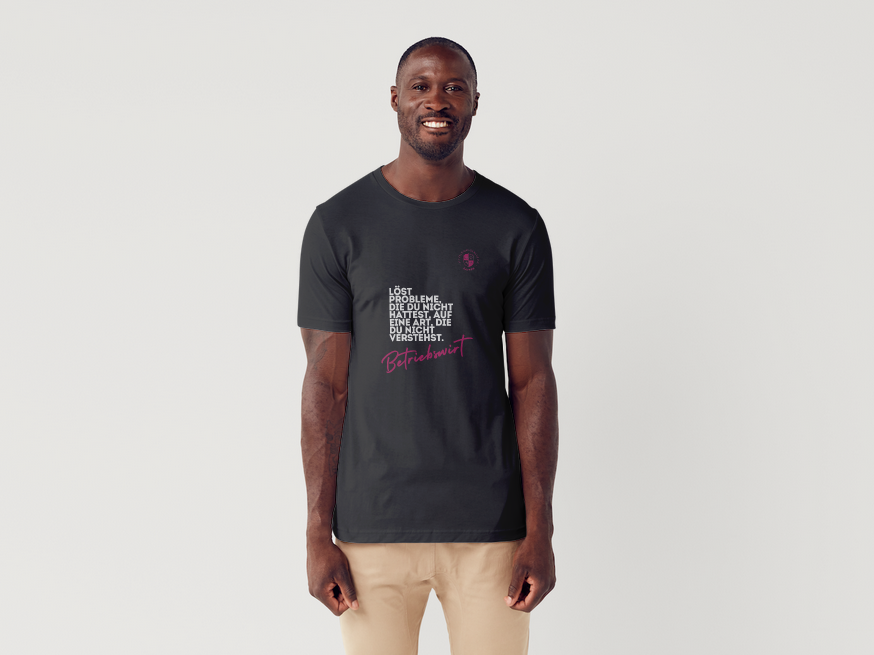 MAB Herren T-Shirt „Betriebswirt“ – Schwarz